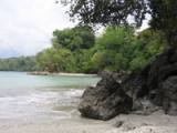 The beach in Manuel Antonio Park, on Costa Rica's Pacific coast Credit: Diana Cariboni/IPS