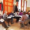At a training session for teachers on using the book, 'Speak Truth to Power'.  Credit: Aspen Institute Romania