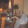 A friar at worship. Credit: Paul Virgo/IPS