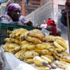 Banana vendor in Nairobi: creating - and funding - adaptation strategies to protect food security is an urgent priority for Africa. Credit: Julius Mwelu/IRIN