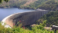 Zimbabwe's Kariba dam: Africa has tapped relatively little of its potential hydroelectric power potential. Credit:  Ben Bird/Wikicommons