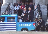 President José Mujica and Vice President Danilo Astori leaving the legislative palace. Credit: Julieta Sokolowicz/IPS President José Mujica and Vice President Danilo Astori leaving the legislative palace. Credit: Julieta Sokolowicz/IPS