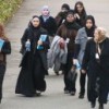 Women wearing the traditional Hijab attend the Commission on the Status of Women conference at U.N. headquarters. Credit: Bomoon Lee/IPS
