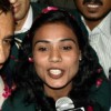 Naseem Hameed came home to a riotous welcome after her South Asian Games victory.  Credit: M Fahim Siddiqi/IPS