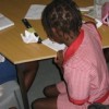 One the learners who attends the AIDS Care Trust