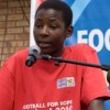 Neo Malema has a passion for soccer and helping other disadvantaged youths. He hopes to one day manage an organisation like Football for Hope. Credit: Zukiswa Zimela/IPS