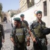 Israeli soldiers patrol entrances to Jerusalem's old city.  Credit: Mel Frykberg/IPS