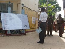 A voting station in the northern town of Vavuniya. Credit: Anupema Ganegoda/IPS