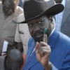 Salva Kiir Mayardit, president of the Government of South Sudan, votes on the first day of polling. Credit:  Timothy Mckulka/UNMIS