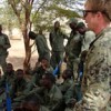 A U.S. Marine debriefs a Malian counter-terrorism unit after mission rehearsals as part of Operation Flintlock 2010. Credit:  Max Blumenfeld/U.S. AFRICOM