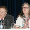 Avner Cohen & Emily Landau at the Jerusalem Nuclear Conference. Credit: Jerrold Kessel & Pierre Klochendler/IPS