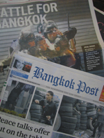 Conflict reporting in Thailand comes with a very high price as two journalists and many more were injured in recent weeks. Credit: Lynette Lee Corporal/IPS