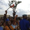 Supporters of presidential aspirant Agathon Rwasa: he is one of five candidates who has withdrawn from elections citing electoral fraud. Credit:  Jaoline Prinsloo/IRIN