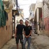 Khaled and Ahmad at the Bourj Barajneh camp. Credit: Mona Alami/IPS