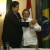 Presidents Alan García and Luiz Inácio Lula da Silva sign energy agreement. Credit: Presidencia de Peru