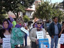Demonstrators demanding gender quota law in San Salvador de Jujuy. Credit: Courtesy of Cecilia Sandoval Demonstrators demanding gender quota law in San Salvador de Jujuy. Credit: Courtesy of Cecilia Sandoval