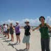 Hands Across the Sand event at McGee Beach in Corpus Christi, Texas on Jun. 26, 2010. Credit: 350.org