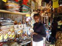 Handicraft trader Lucy Kyogonza has never heard of the customs union or the common market. Credit: Evelyn Matsamura Kiapi/IPS