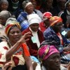 Swazi women about to receive food rations. Credit: Mantoe Phakathi/IPS