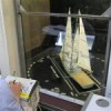 A model of the new Greenpeace ship. Credit: Dykstra & Partners