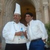 Nasser Abdulhadi (right) and his chef. Credit: Jerrold Kessel/Pierre Klochendler