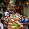 At a Ramadan dinner table in Cairo. Credit: Cam McGrath