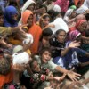 People at Labor Square in Gulshan-e-Maymar. Credit: M Fahim Siddiqi/IPS