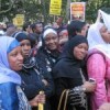 Women rally in support of Park51, which describes itself as a "nonsectarian community, cultural and interfaith spiritual center". Credit: Greg Butterfield/IPS