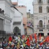 Popular support for President Correa Credit: Ecuador president's office