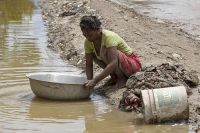 Spread through the ingestion of contaminated water, cholera is widely known as a disease of poverty. Credit: UN Photo
