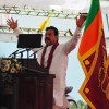 Sri Lankan President Mahinda Rajapaksa at the opening of a port in his native Hambantota district. Credit: Amantha Perera/IPS