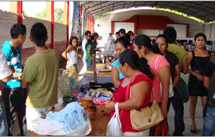 Market in Espinal where the túmin community currency is used.  Credit: Courtesy of Intercultural University of Veracruz