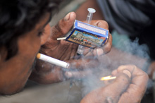 Intravenous drug users are the last in line to get support from government-run AIDS programme. Credit: Fahim Siddiqi/IPS Intravenous drug users are the last in line to get support from government-run AIDS programme. Credit: Fahim Siddiqi/IPS