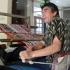 José Jiménez working at his backstrap loom.  Credit: Gonzalo Ortiz/IPS