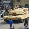 Tanks and people in an uncertain standoff in Cairo. Credit: Khaled Moussa Al-Omrani
