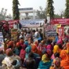 Rally against an asbestos plant in Muzzaffarpur, Bihar.   Credit: Ban Asbestos Network of India