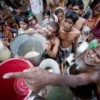 Water supplied by the military in Old Dhaka, Bangladesh. Credit: UN Photo/Kibae Park