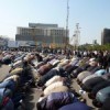 Muslim anti-regime protesters perform prayers in Tahrir Square at the height of Egypt's 18-day uprising Credit: Khaled Moussa al-Omrani/IPS