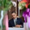 Some analysts see Obama's approach to the uprisings in the region as hinging on concessions to allies' "red lines" for reforms. Credit: White House Photo, Pete Souza