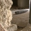 Unexploded ordnance in a house in Ajdabiya.  Credit: Courtesy of the International Committee of the Red Cross