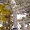 NASA team prepares SAC-D/Aquarius satellite for launch from Vandenberg Air Force Base in California.  Credit: NASA/VAFB