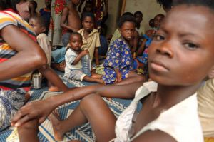 Displaced Ivorians are shown at their camp in Duékoué, in the western Moyen-Cavally region of Côte d'Ivoire, in April. Credit: UN Photo/Basile Zoma Displaced Ivorians are shown at their camp in Duékoué, in the western Moyen-Cavally region of Côte d'Ivoire, in April. Credit: UN Photo/Basile Zoma