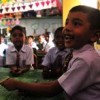 Little Sachin Tendulkar among his classmates at the Vipulananda College in Vavuniya. Credit: Amantha Perera/IPS.