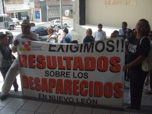Families in Nuevo León demand to know what happened to their missing loved ones.  Credit: Daniela Pastrana /IPS
