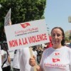At a protest in Tunis. Credit: Giuliana Sgrena/IPS.