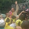 Opposition leader Anwar Ibrahim calls for the king&#39s intervention at Sunday&#39s pro-democracy rally  Credit: Seng Keat Tan