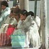 Women line up seeking domestic work in La Paz. Credit: Bernarda Claure/IPS