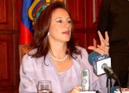 María Fernanda Espinosa, Ecuador&#39s Foreign Minister. Credit: Ecuador Foreign Ministry