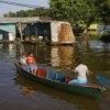 Canoes are the local means of transportion in Congo Mirador. Credit: Arnaldo Utrera