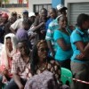 Some voters took up to eight hours to cast their ballots at the women's centre in Okuruyangava, one of Windhoek